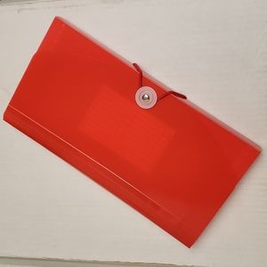 JAM Paper & Envelope portfolio file/ letter organizer- 3 colors available